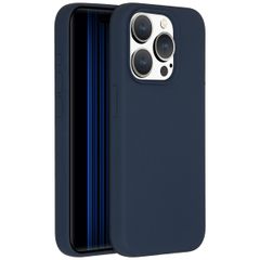 Accezz Coque Liquid Silicone avec MagSafe Apple iPhone 15 Pro - Bleu foncé