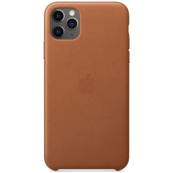 Apple 4 Pack Coque Leather Apple iPhone 11 Pro Max - Red + Saddle Brown + Midnight Blue + Black