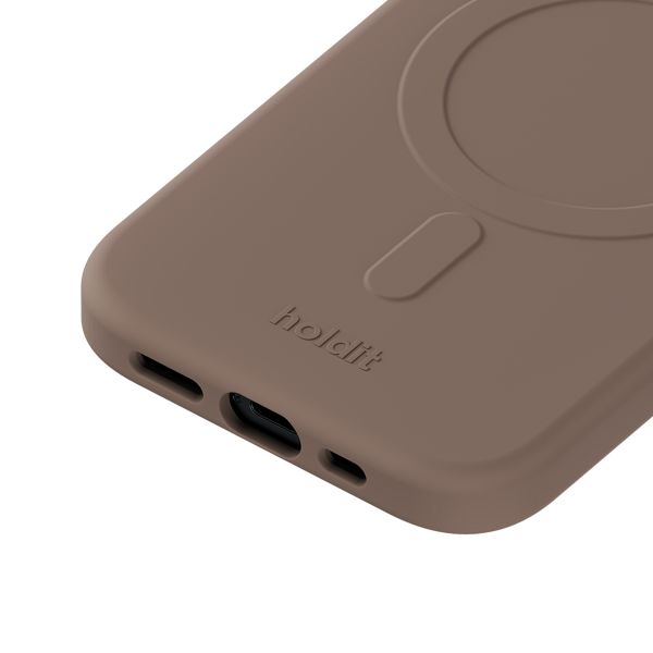 Holdit Coque MagSafe Apple iPhone 17e / 16e / 15 / 14 / 13 - Mocha Brown