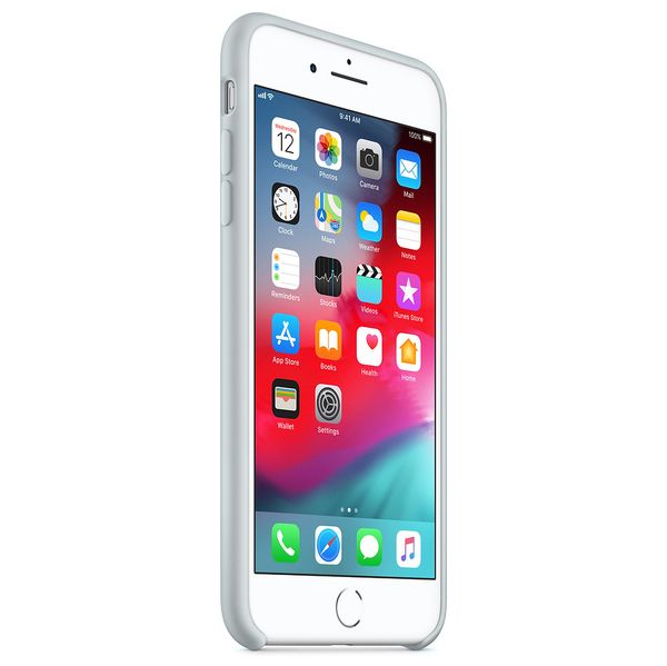 Apple Coque en silicone Apple iPhone 8 Plus / 7 Plus - Mist Blue