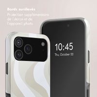Selencia Coque arrière Vivid avec MagSafe Apple iPhone 18 Pro Max / 17 Pro Max - Desert Waves Beige