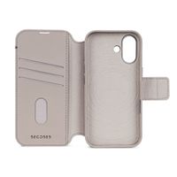 Decoded Portefeuille détachable 2 en 1 en cuir MagSafe Apple iPhone 17 - Solid Clay