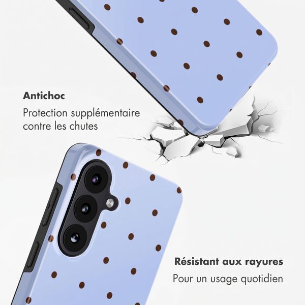 Selencia Coque arrière Vivid Samsung Galaxy S26 - Happy Dots Digital Sky