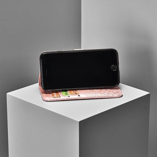 Etui de télephone portefeuille Mandala Samsung Galaxy S10 Plus - Rose