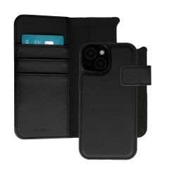 imoshion Étui portefeuille luxe 2-en-1 amovible Apple iPhone 15 - Noir