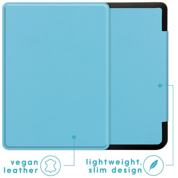 imoshion Étui de liseuse portefeuille Slim Hard Tolino Page 2 - Bleu clair