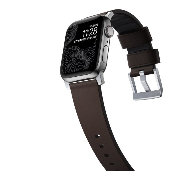 Nomad Bracelet Active Pro Apple Watch | 44/45/46/49 mm - Brown / Silver