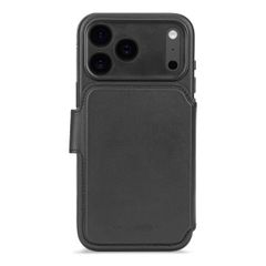 Decoded Portefeuille détachable 2 en 1 en cuir MagSafe Apple iPhone 17 Pro - Noir