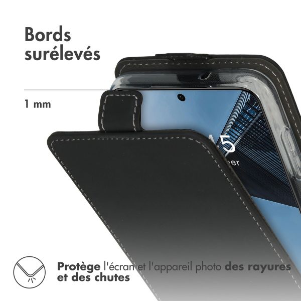 Accezz Étui à rabat Samsung Galaxy S23 Plus - Noir