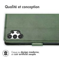 imoshion Étui de télephone portefeuille de luxe Samsung Galaxy A13 (4G) - Vert