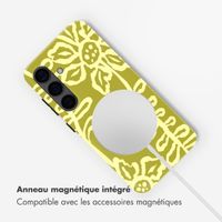 Selencia Coque arrière Vivid avec MagSafe Samsung Galaxy S24 - Chalky Bloom