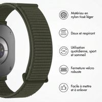 imoshion Bracelet en nylon Samsung Galaxy Watch 8 (40/44mm) / Classic (46mm) - Army Green
