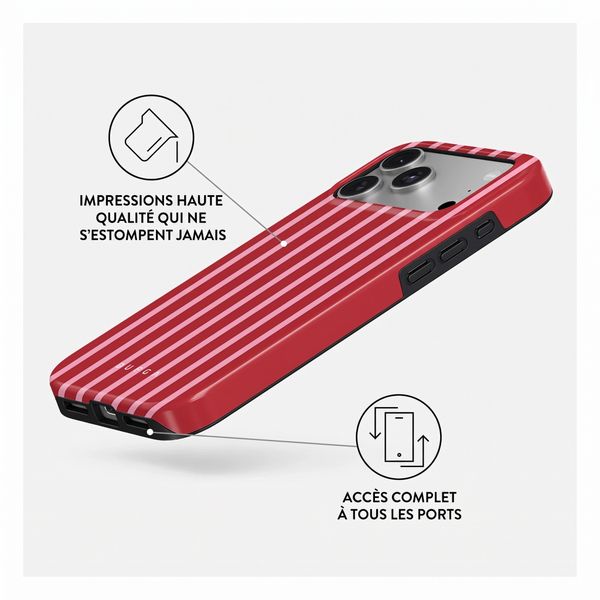 Burga Coque Tough MagSafe Apple iPhone 18 Pro - Strawberry Jam