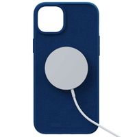 Njorð Collections Coque daim Comfort+ MagSafe Apple iPhone 15 Plus - Blue