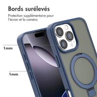 Accezz Coque Ring Stand avec MagSafe Apple iPhone 16 Pro Max - Bleu