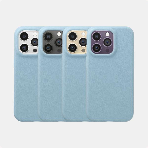 imoshion Coque arrière Texture Apple iPhone 14 Pro - Bleu clair