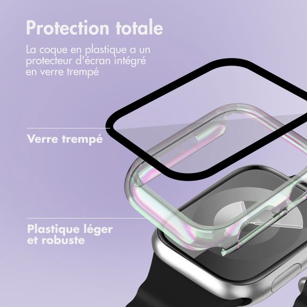 imoshion Coque rigide brillante à couverture complète Apple Watch 4 / 5 / 6 / SE - 40 mm - Pearlescent