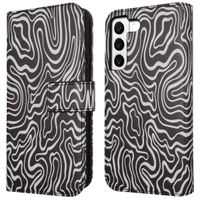 imoshion Étui de télephone portefeuille Design Samsung Galaxy S22 - Black And White