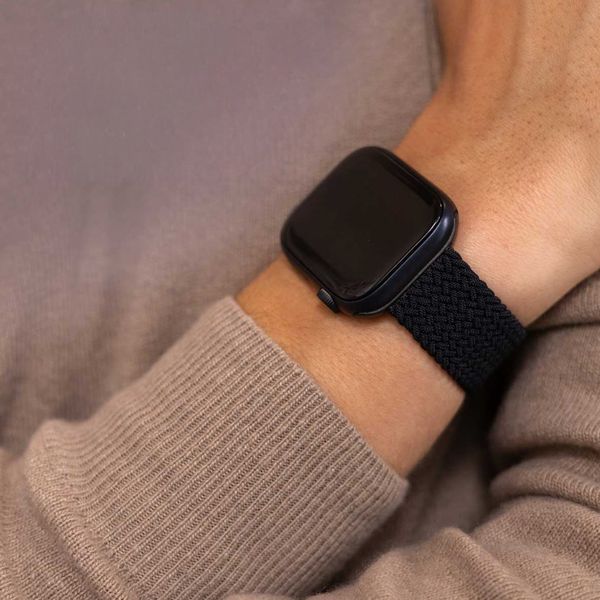 imoshion Bracelet nylon tissé Apple Watch | 38/40/41/42 mm - Gris foncé