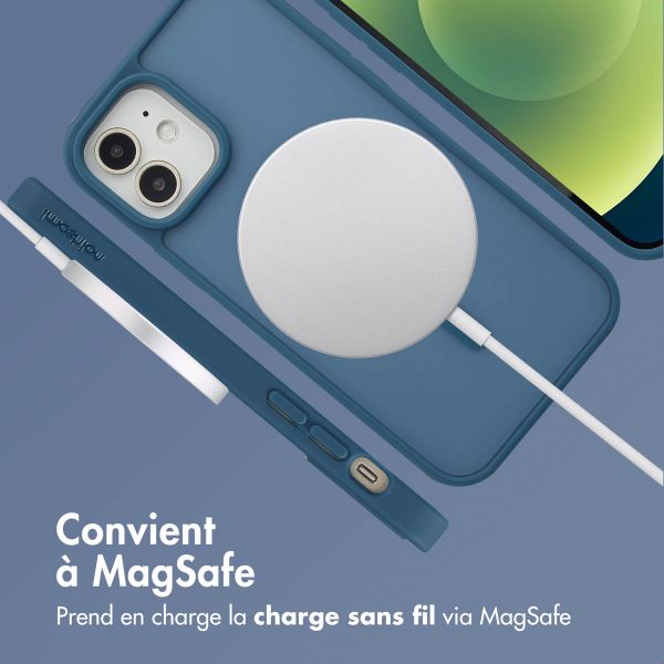 imoshion Coque Color Guard avec MagSafe Apple iPhone 12 (Pro) - Bleu foncé