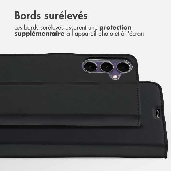 Accezz Étui de télephone Wallet Samsung Galaxy S24 FE - Noir