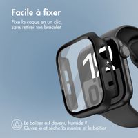 imoshion Coque rigide à couverture complète Apple Watch 10 / 11 - 42 mm - Noir