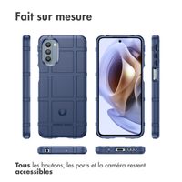 imoshion Coque Rugged Shield Motorola Moto G31 / G41 - Bleu foncé