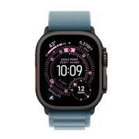 Apple Bracelet Alpine Loop Apple Watch | 44/45/46/49 mm - Taille M - Light Blue / Black Titanium