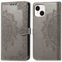 imoshion Etui de télephone Mandala Apple iPhone 15 - Gris