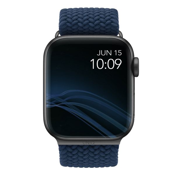 Uniq Bracelet tressé Aspen Apple Watch | 38/40/41/42 mm - Oxford Blue