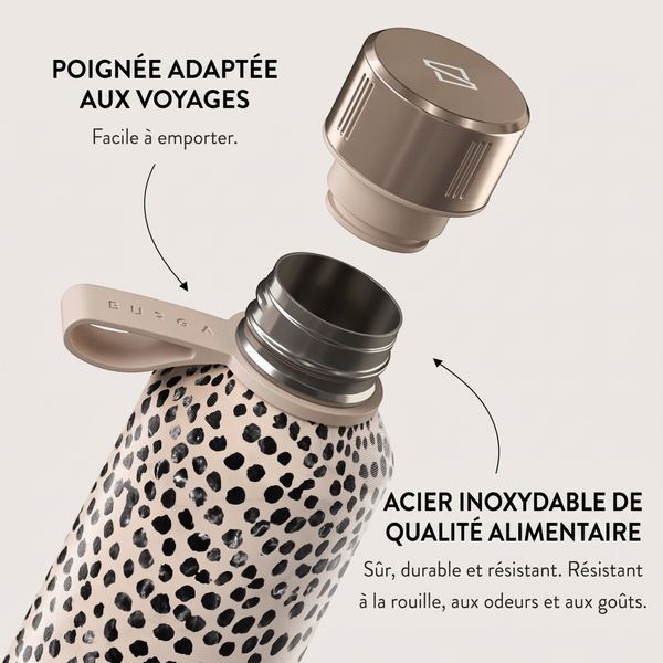 Burga Water Bottle - 500 ml - Almond Latte