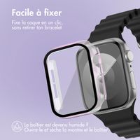 imoshion Coque rigide brillante à couverture complète Apple Watch 4 / 5 / 6 / SE - 44 mm - Pearlescent