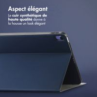 Accezz Coque tablette Classic Apple iPad Air 11 pouces (2026) M4 / (2025) M3 / (2024) M2 / Air 5 (2022) / Air 4 (2020) - Bleu foncé