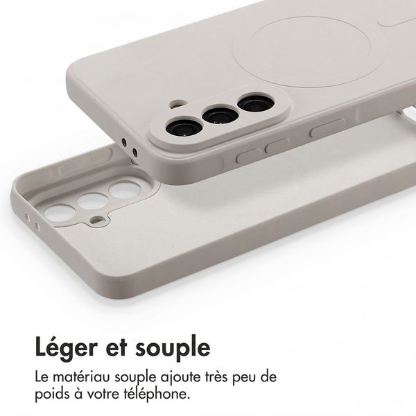 imoshion Coque Couleur avec MagSafe Samsung Galaxy A37 (5G) - Beige