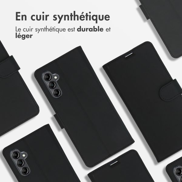 Accezz Étui de télephone Wallet Samsung Galaxy A14 (5G/4G) - Noir