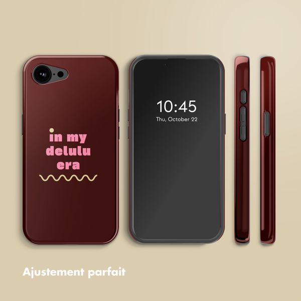 Selencia Coque arrière Vivid avec MagSafe Apple iPhone 17e / 16e - Delulu