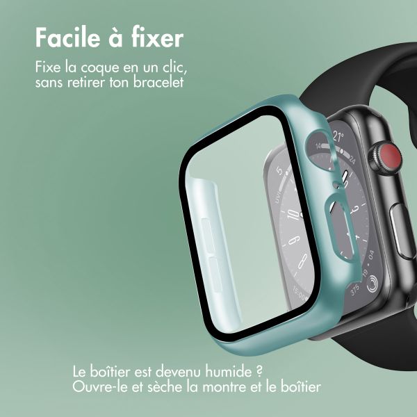 imoshion Coque rigide à couverture complète Apple Watch 4 / 5 / 6 / SE - 44 mm - Vert foncé