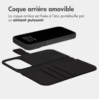 imoshion Étui portefeuille luxe 2-en-1 amovible Apple iPhone 18 Pro Max / 17 Pro Max - Noir