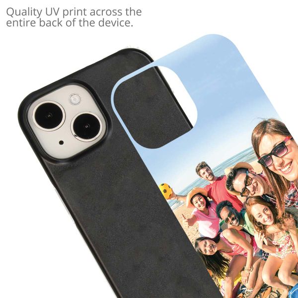Concevez votre propre coque rigide Apple iPhone 15 - Noir