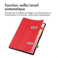 imoshion Coque tablette Trifold Samsung Galaxy Tab S11 Ultra - Rouge