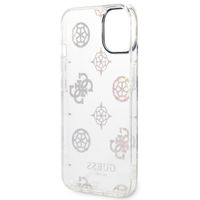 Guess Coque Peony Glitter Apple iPhone 14 - Blanc