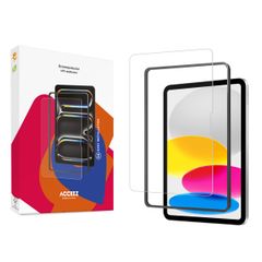 Accezz Protection d'écran en verre trempé avec applicateur Apple iPad 11 (2025) 11 pouces A16 / iPad 10 (2022) 10.9 pouces