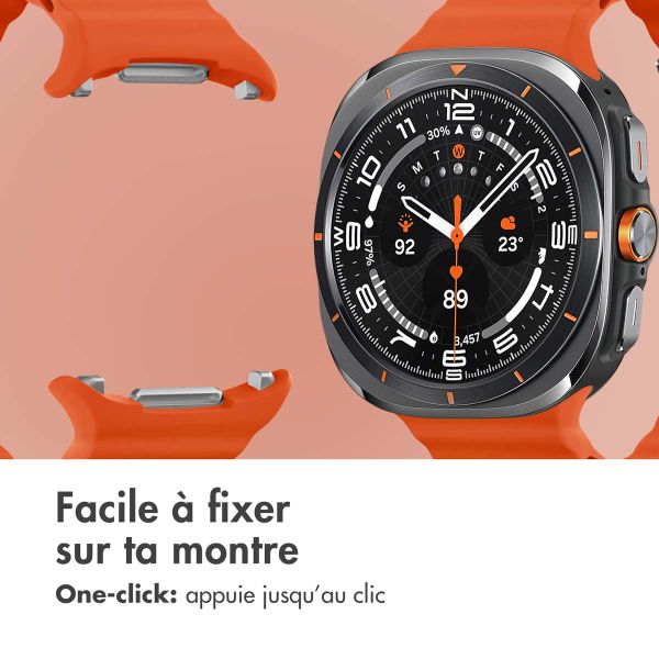 imoshion Bracelet Ocean en silicone Samsung Galaxy Watch Ultra (2024/2025) - Orange