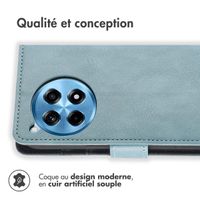 imoshion Étui de télephone portefeuille de luxe OnePlus 12R - Bleu clair