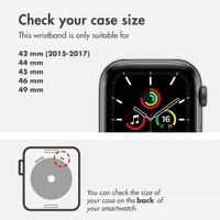 Apple Bracelet Solo tressé Apple Watch | 44/45/46/49 mm - Taille 6 - Magenta