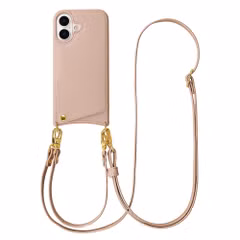 Selencia Coque de télephone Nova avec cordon et porte-cartes Apple iPhone 17 - Dusty Rose