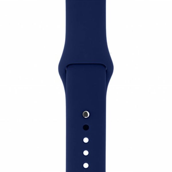 imoshion Bracelet sport en silicone Apple Watch | 44/45/46/49 mm - Bleu foncé