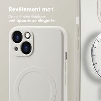 imoshion Coque Couleur avec MagSafe Apple iPhone 13 - Beige