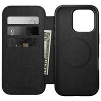Nomad Étui de télephone portefeuille Modern Leather Folio Apple iPhone 16 Pro - English Tan