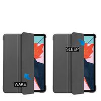 imoshion Coque tablette Trifold Apple iPad Air 11 pouces (2026) M4 / (2025) M3 / (2024) M2 / Air 5 (2022) / Air 4 (2020) - Gris